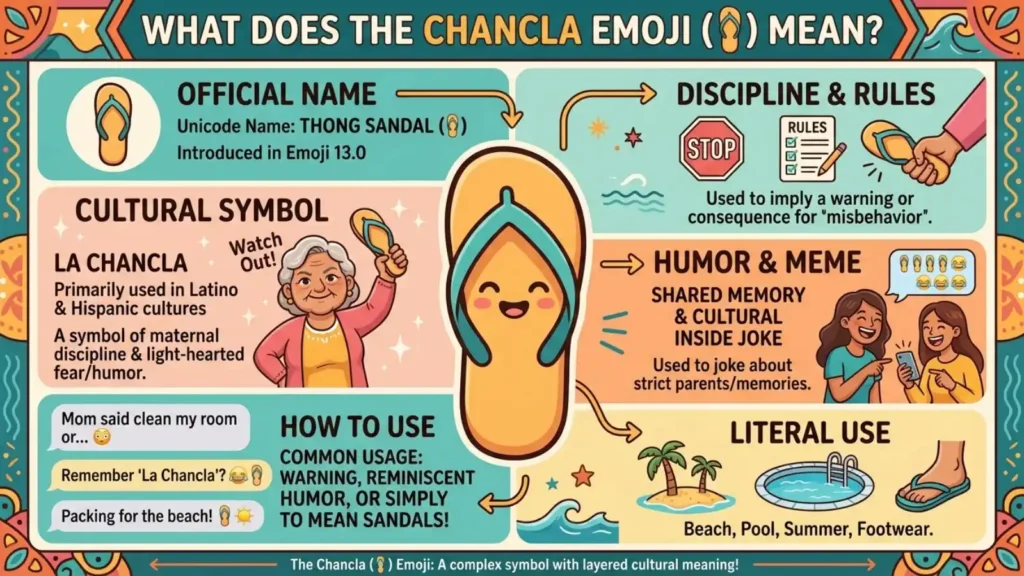 Chancla Emoji Mean