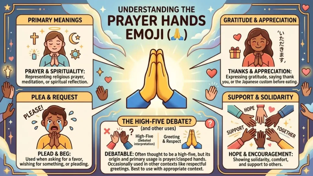 Emoji Prayer Hands Mean