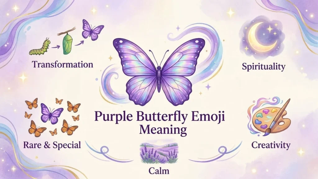 Purple Butterfly Emoji Mean