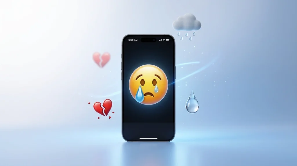 Sad iPhone Emoji Mean