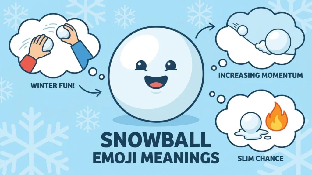 Snowball Emoji Mean