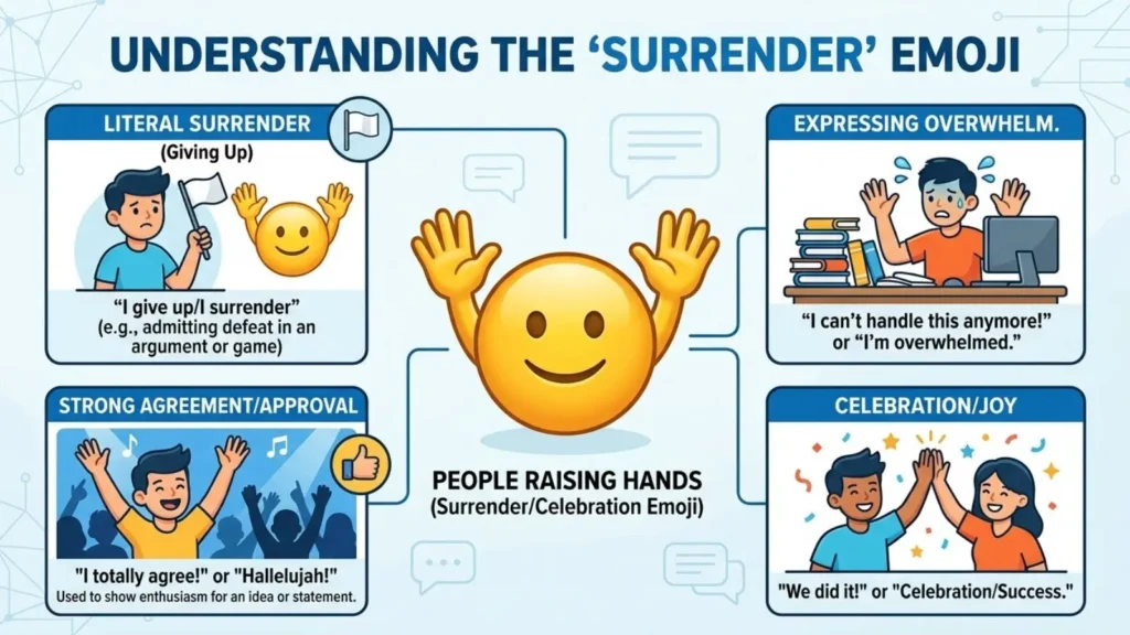 Surrender Emoji Mean