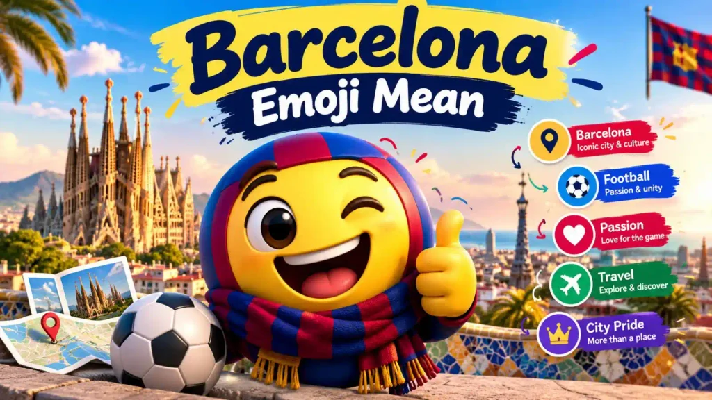 Barcelona Emoji Mean