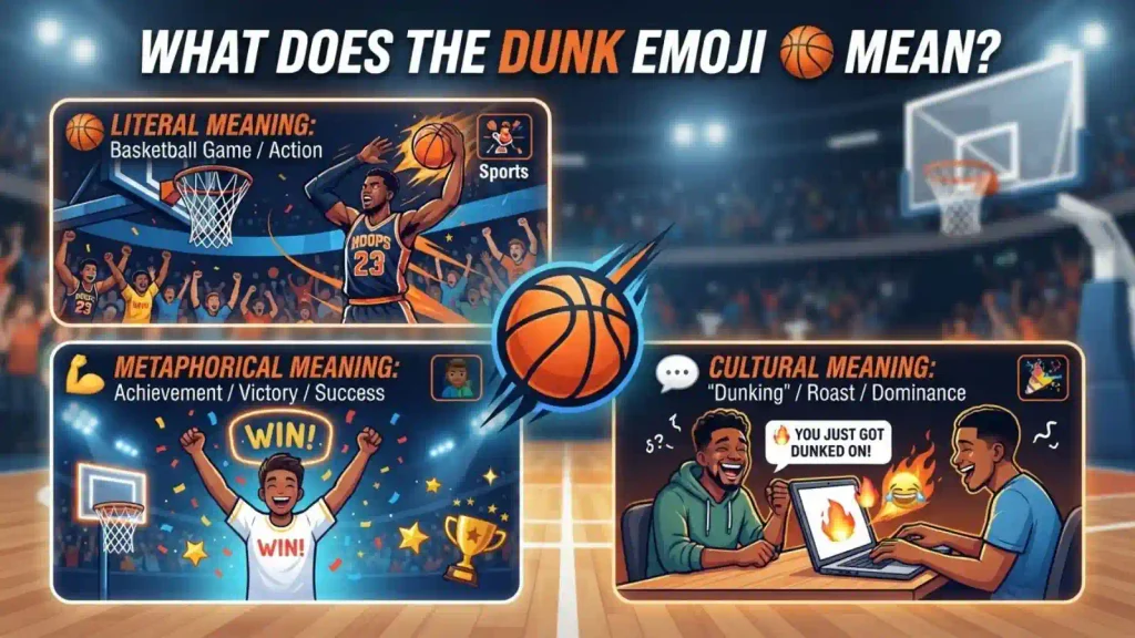 Dunk Emoji Mean