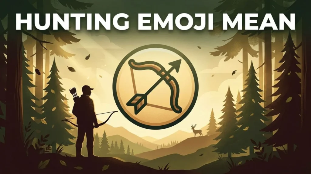 Hunting Emoji Mean
