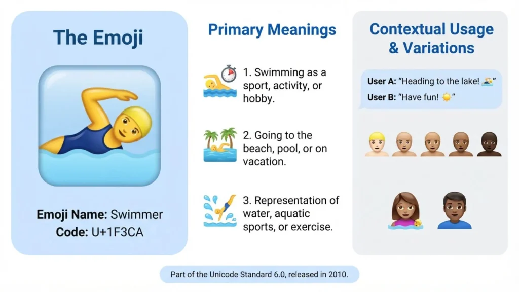 Swimmer Emoji Mean