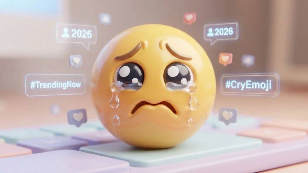 Trending 3D Crying Emoji in 2026