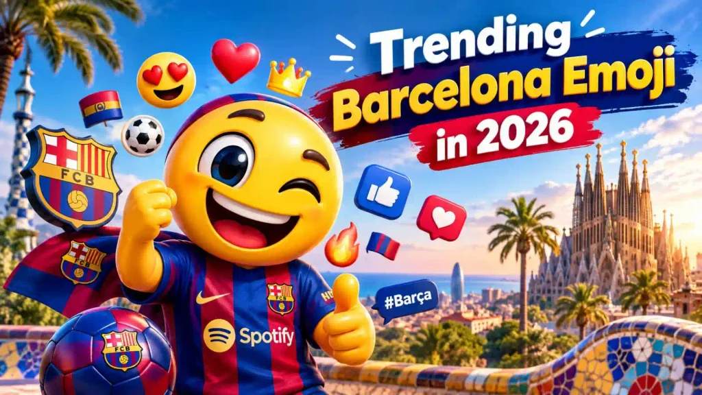 Trending Barcelona Emoji in 2026