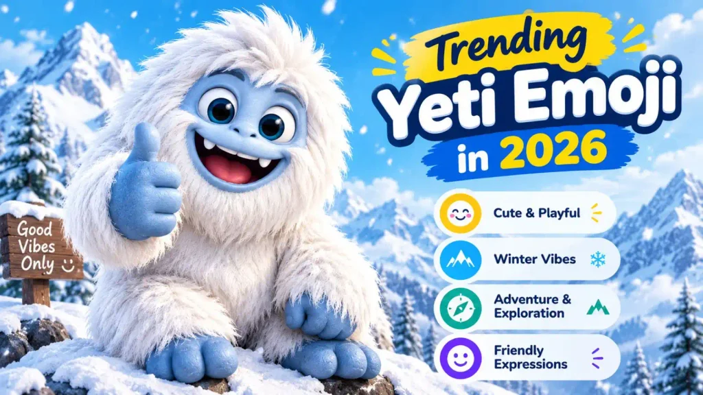 Trending Yeti Emoji in 2026