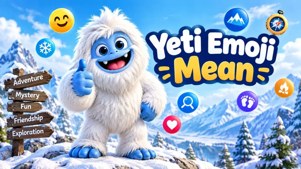 Yeti Emoji Mean