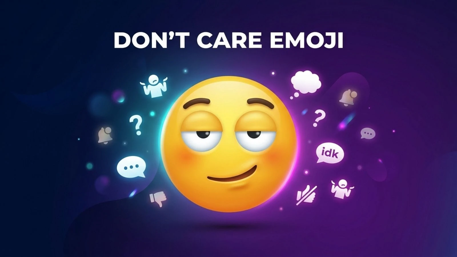 Don’t Care Emoji