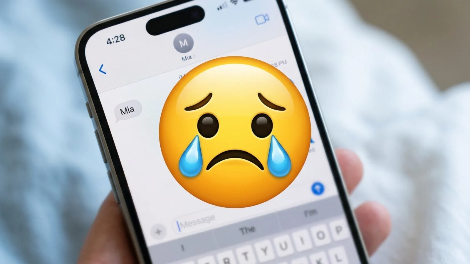 Sad iPhone Emoji