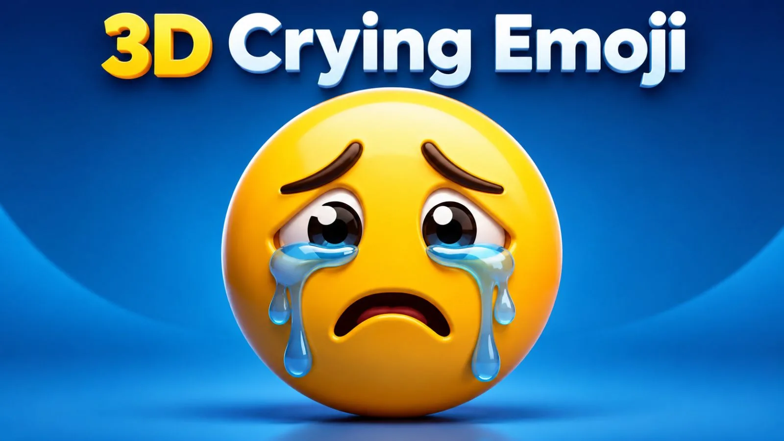 3D Crying Emoji